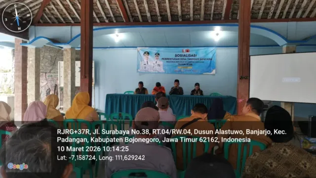 SOSIALISASI PEMBENTUKAN DESA TANGGUH BENCANA TAHUN 2026